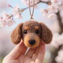 画像をギャラリービューアに読み込む, 猫 犬 フェルト キーホルダー 手作り ダックス│写真から制作する世界に一つのペットグッズ ◉ 誕生日プレゼントに インスタ映え