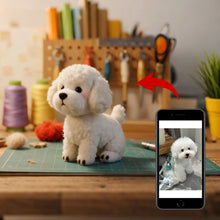 画像をギャラリービューアに読み込む, 【オーダーメイド トイプードル フェルト 置物 人形│ 愛犬の顔を忠実に再現 ◉ 世界に一つ ペットロス 思い出