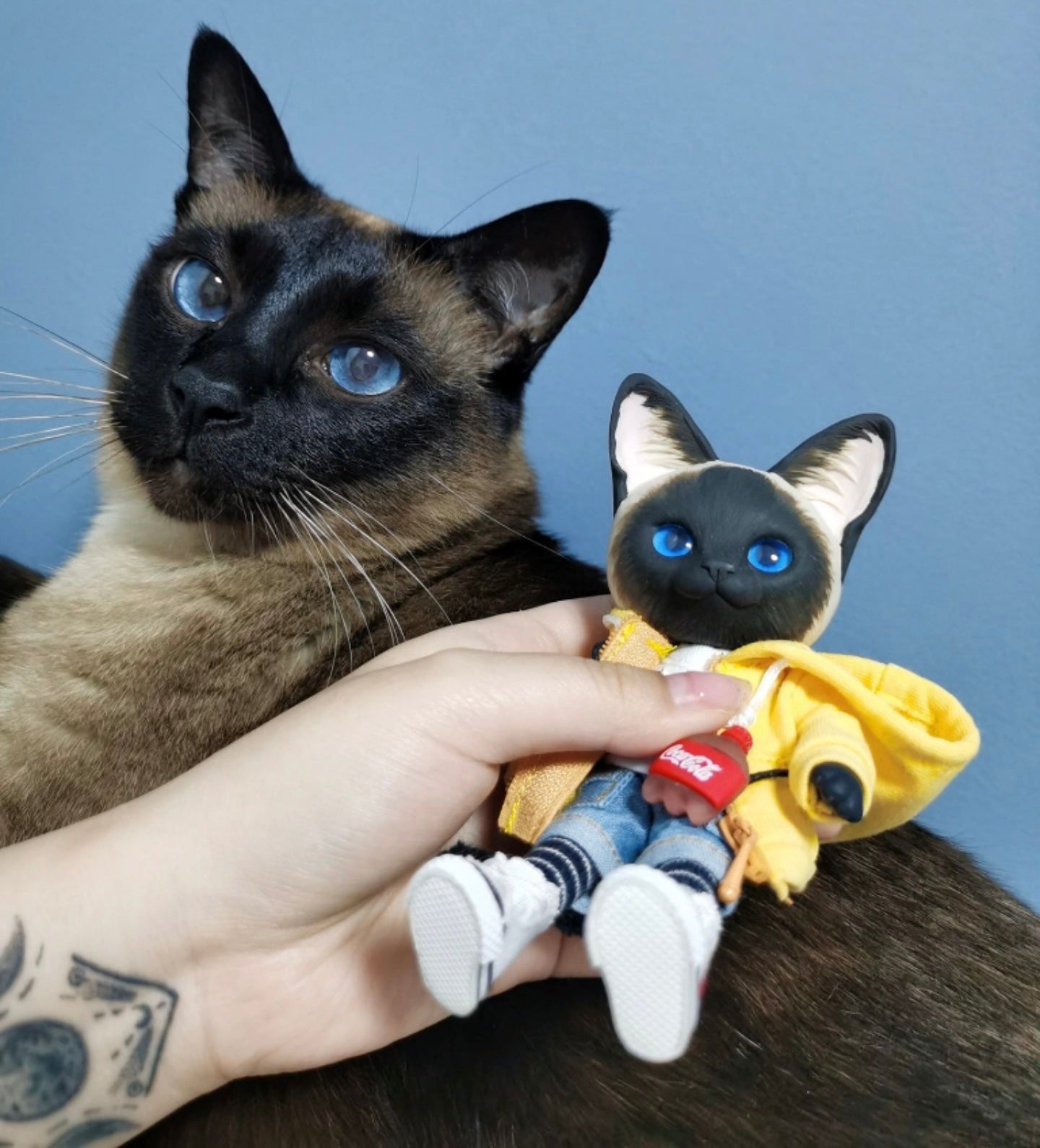 オーダーメイド】うちの子 写真からのかわいい猫フィギュア🐱 11cm