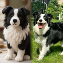 画像をギャラリービューアに読み込む, 【画像カスタマイズ】ペットフェルトモデル ペット ボーダーコリー 愛犬ギフト リアルな置物 スマートな犬 誕生日プレゼント