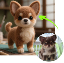 画像をギャラリービューアに読み込む, 【画像カスタマイズ】ペットフェルトモデル ペット ペットグッズ チワワ 愛犬ギフト リアルな置物 リアル 犬 猫 誕生日