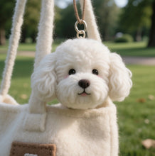 画像をギャラリービューアに読み込む, オーダーメイド トイプードル フェルト ストラップ キーホルダー│ 愛犬の顔を忠実に再現 ◉ 誕生日プレゼント 推し活