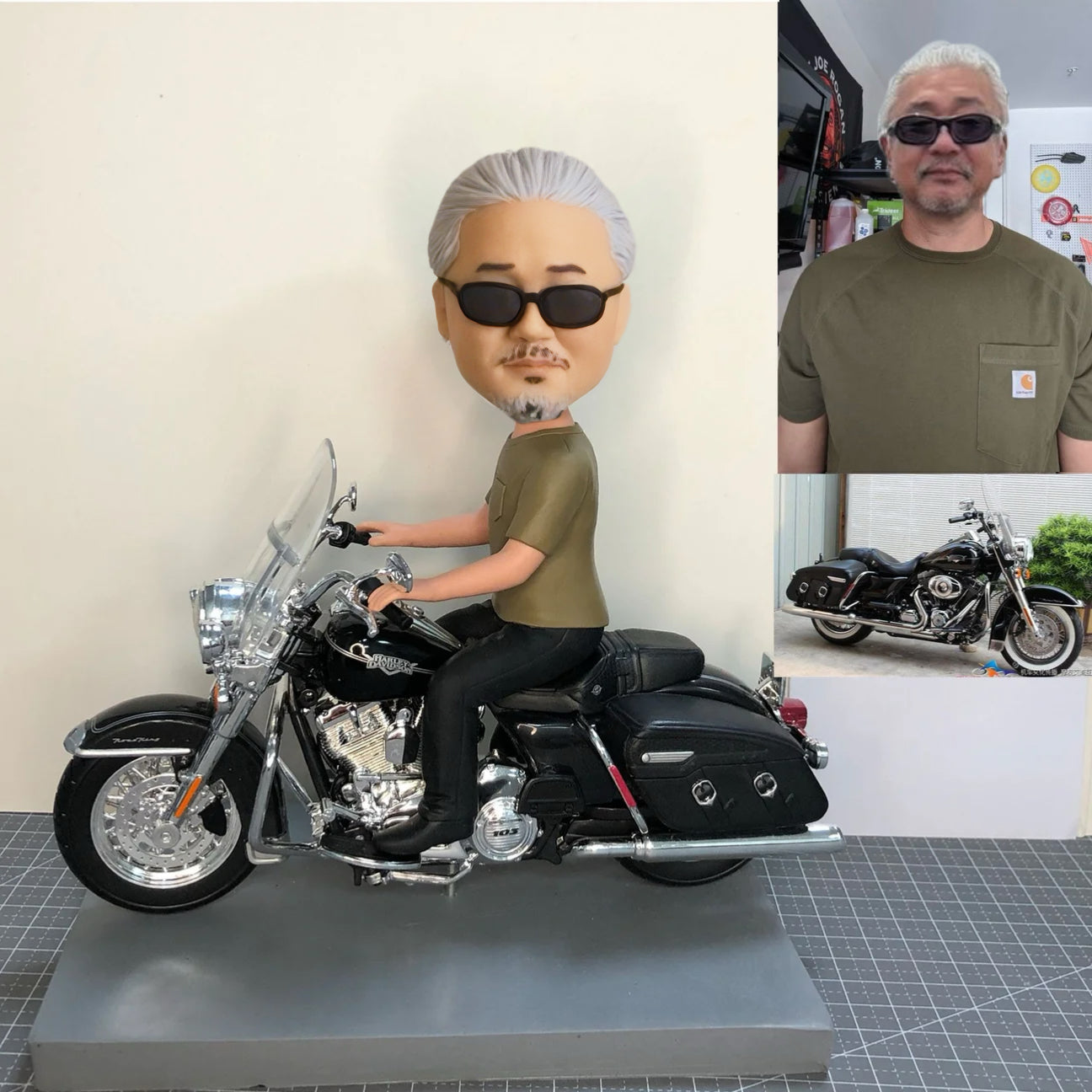 お写真からのバイクファンフィギュア】バイク🎵 自分フィギュア