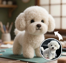 画像をギャラリービューアに読み込む, 【オーダーメイド トイプードル フェルト 置物 人形│ 愛犬の顔を忠実に再現 ◉ 世界に一つ ペットロス 思い出