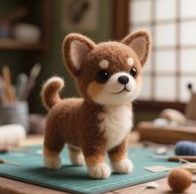画像をギャラリービューアに読み込む, 【画像カスタマイズ】ペットフェルトモデル ペット ペットグッズ チワワ 愛犬ギフト リアルな置物 リアル 犬 猫 誕生日