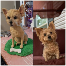 画像をギャラリービューアに読み込む, 【オーダーメイド】うちの子 写真から可愛いフィギュアに お名前入り