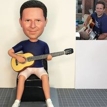 画像をギャラリービューアに読み込む, 【お写真からの音楽好きフィギュア】自分フィギュア🎵フィギア人形 🎵ギターを持つフィギュア