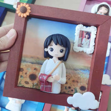 画像をギャラリービューアに読み込む, 【お写真からのフィギュアフレーム】手作り人形フィギュアフレーム🎵プレゼント