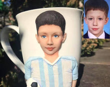 画像をギャラリービューアに読み込む, 【オーダーメイド・コーヒーマグカップ】うちの子 写真から可愛いフィギュアに