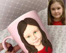 画像をギャラリービューアに読み込む, 【オーダーメイド・コーヒーマグカップ】うちの子 写真から可愛いフィギュアに