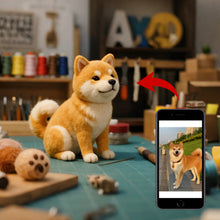 画像をギャラリービューアに読み込む, 【画像カスタマイズ】ペットフェルトモデル 柴犬モデル 愛犬ギフト リアルな置物 犬 猫 誕生日
