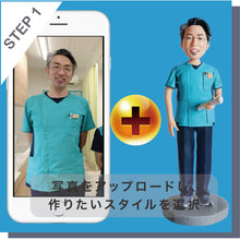 画像をギャラリービューアに読み込む, 【写真オーダーメイド人形】👩⚕️白衣天使の輝きを刻む！写实粘土医師人形 贈り物・記念・開院・周年・退職に最適な唯一無二のギフト
