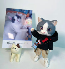 画像をギャラリービューアに読み込む, 【オーダーメイド】うちの子　写真からのかわいい猫フィギュア🐱 11cmタイプ
