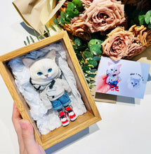 画像をギャラリービューアに読み込む, 【オーダーメイド】うちの子　写真からのかわいい猫フィギュア🐱 11cmタイプ
