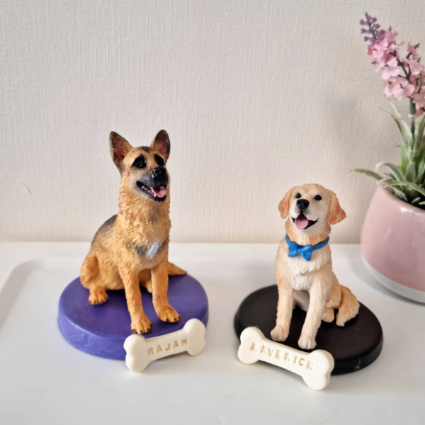 オーダーメイド】うちの子 写真から可愛いフィギュアに お名前入り