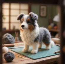 画像をギャラリービューアに読み込む, 【画像カスタマイズ】】ペットボーダーコリーフェルト スマートな愛犬を 100% 再現！感動のプレゼント＆おしゃれ置物
