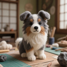 画像をギャラリービューアに読み込む, 【画像カスタマイズ】】ペットボーダーコリーフェルト スマートな愛犬を 100% 再現！感動のプレゼント＆おしゃれ置物
