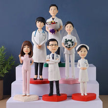 画像をギャラリービューアに読み込む, 【お写真からのフィギュア】プレゼント 🎵スタッフトロフィー🎵会社の年次総会の贈り物・記念品🎵チーム写真
