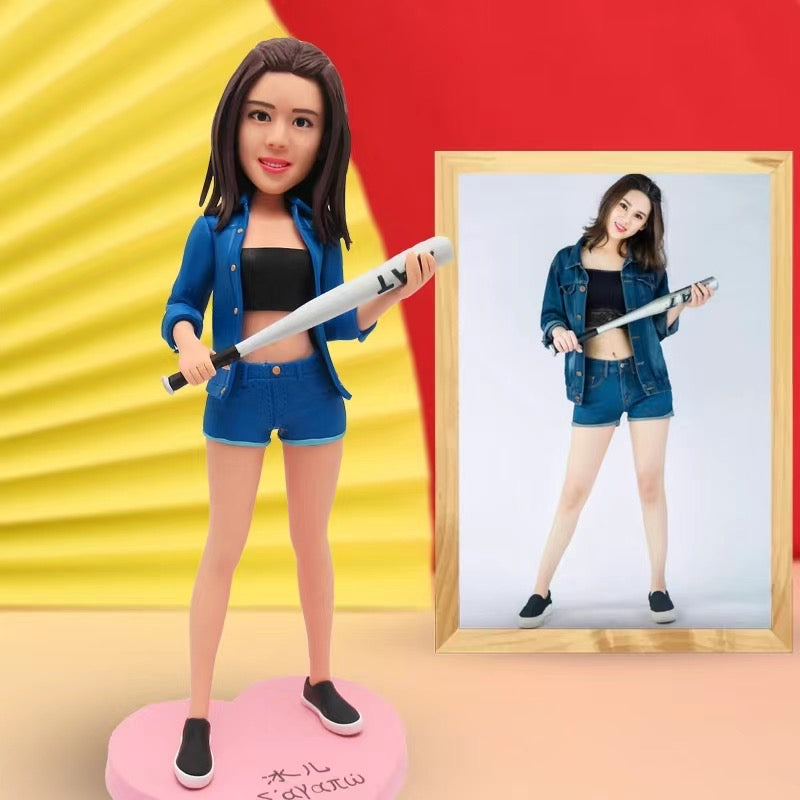【お写真からの女性オリジナルフィギュア】アイドル🎵俳優🎵 自分フィギュア🎵フィギア人形